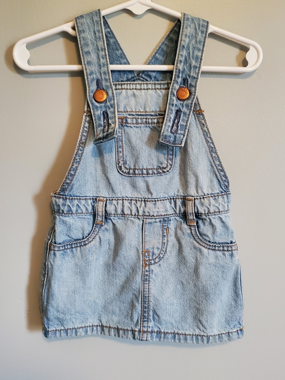Old Navy Denim Overall Dress
